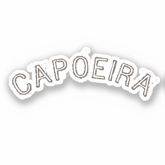 Capoeira Klistermärken (Framsida)