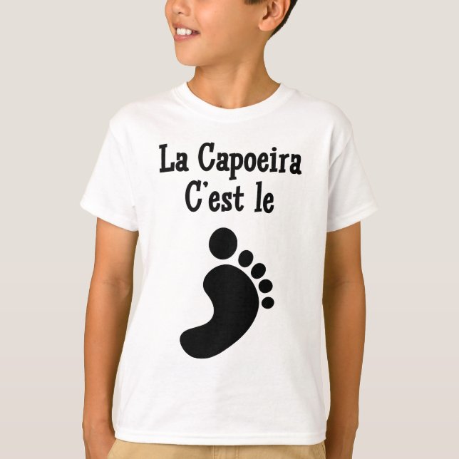 Capoeira Martial Art Fight Figher Tee (Framsida)