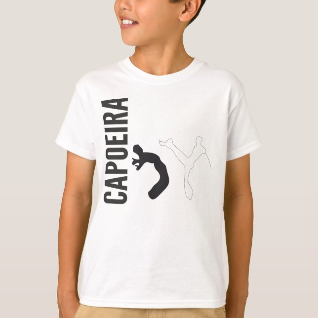 capoeira orange unge tee shirt (Framsida)