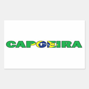 Capoeira Rektangulärt Klistermärke