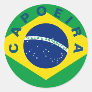 Capoeira Runt Klistermärke