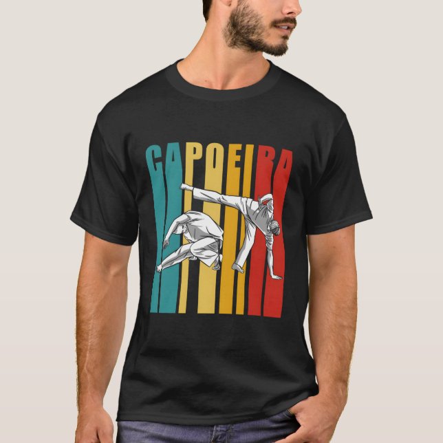Capoeira Training Mial Brazilian Hobby T Shirt (Framsida)