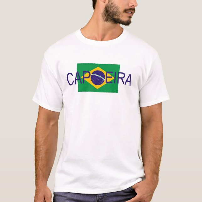 capoeirabrazil flagga tee shirt (Framsida)