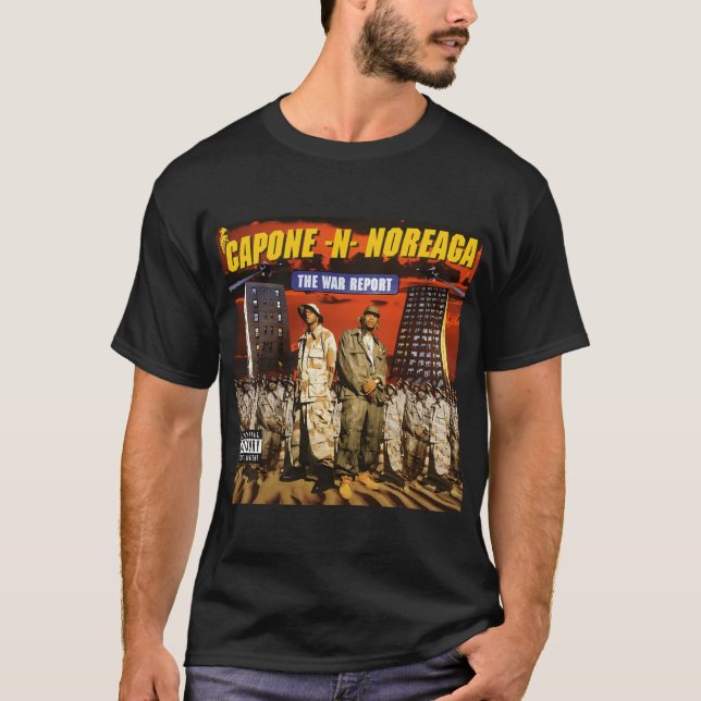 Capone och Noreagahe krigsrapport Capone Noreaga A T Shirt (Framsida)