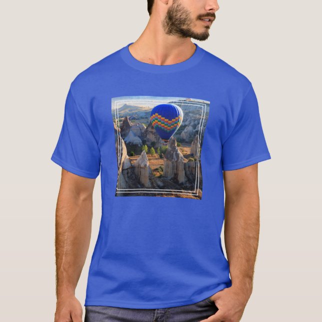 Cappadocia, Goreme| Luftballong T Shirt (Framsida)