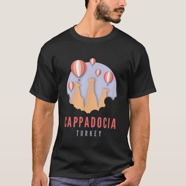 Cappadocia Greme Turkiet T Shirt (Framsida)