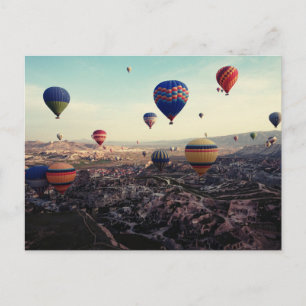 Cappadocia Turkey Luftballongs Vykort