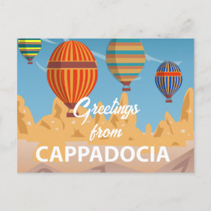 Cappadocia Turkey Travel Helgdag vykort
