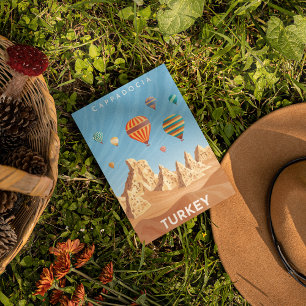 Cappadocia Turkey Travel Vykort