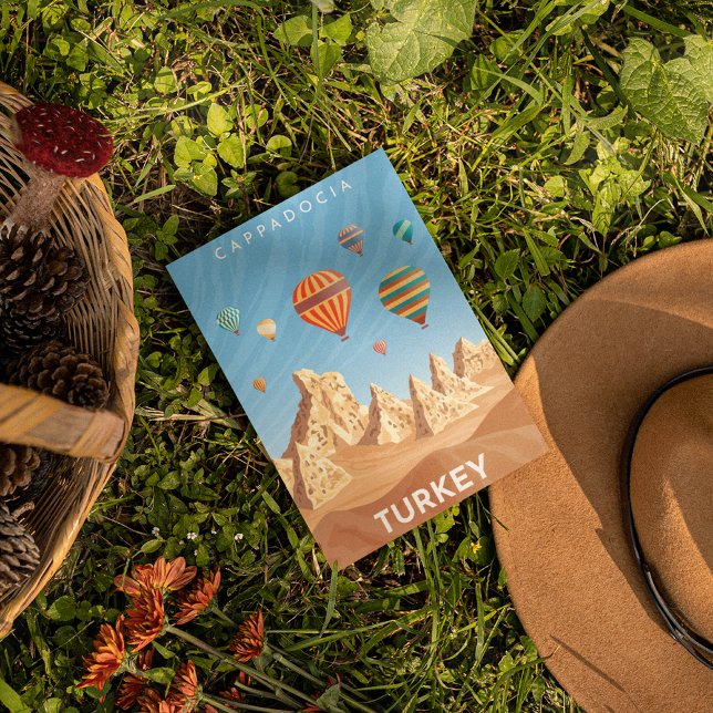 Cappadocia Turkey Travel Vykort (Skapare uppladdad)