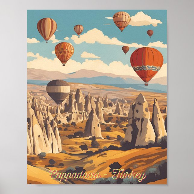 Cappadocia, Turkiet Poster (Framsidan)