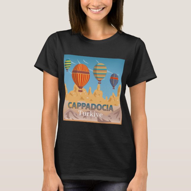 Cappadocia Turkiye T Shirt (Framsida)