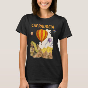 Cappadocia Varm Luft Ballong Retro Reseskorta T Shirt