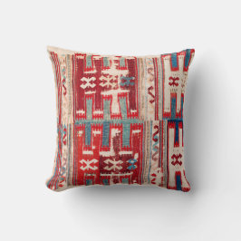 Cappadocian 1800-talet Anatolian Kilim Skriv ut Kudde
