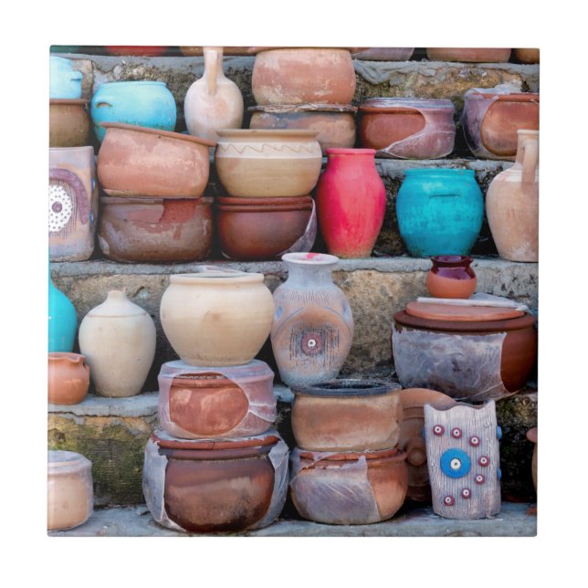 Cappadociansk potti kakelplatta (Framsidan)