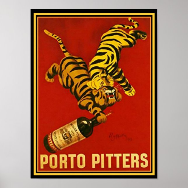 Cappielllo Porto Pitters Ad Poster 12 x 16 (Framsidan)