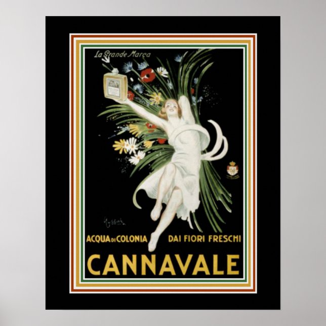 Cappiello Cannavale - Art Deco Skriv ut 16 x 20 Poster (Framsidan)
