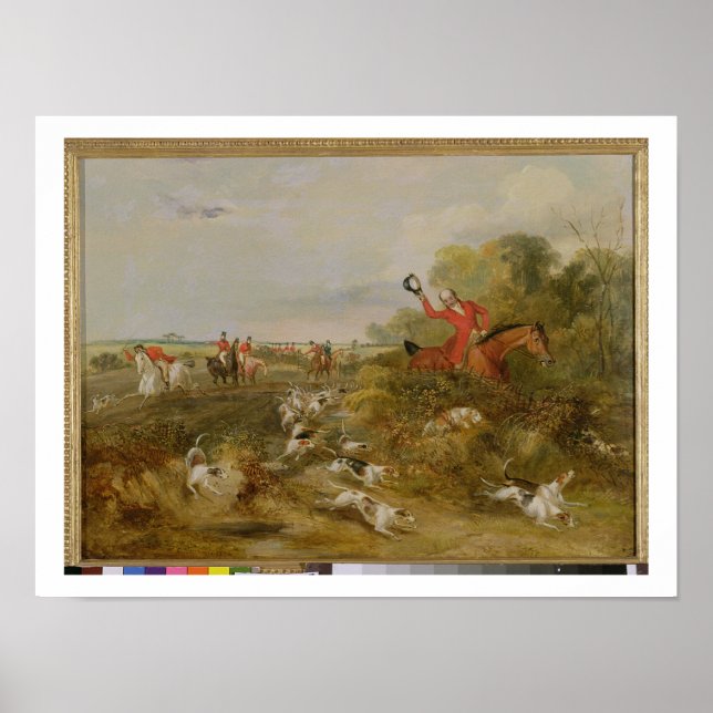 Capping on Hounds, Bachelor's Hall, 1836 (olja on  Poster (Framsidan)