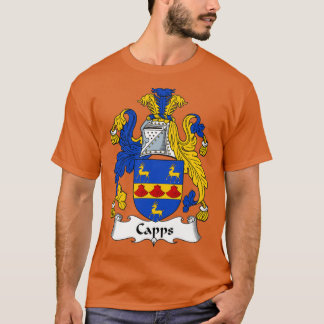 Capps Coat of Arms Family Crest  T Shirt
