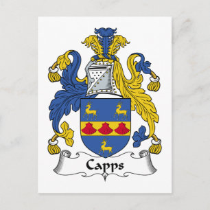 Capps Family Crest Vykort
