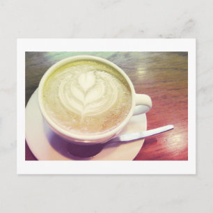 cappuccinhjärta vykort