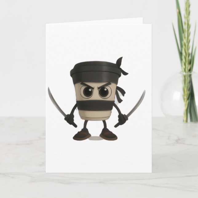 Cappuccino Assassino Funny Italian Kort (Framsida)