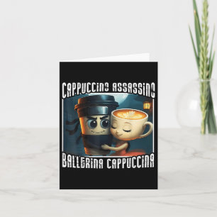 Cappuccino Assassino Kärlek Ballerina Cappuccina D Kort