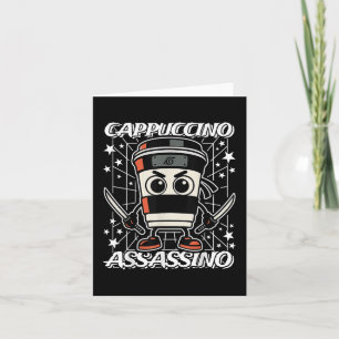 Cappuccino-assino italiensk brainrot Coffee Assas Kort
