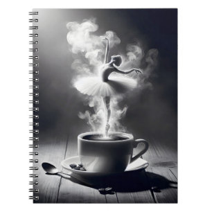 Cappuccino Ballerina Dancer Anteckningsbok