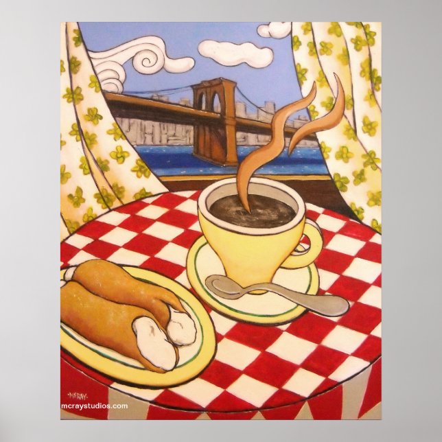 Cappuccino & Cannoli Poster (Framsidan)