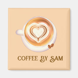 Cappuccino Coffee Magnet