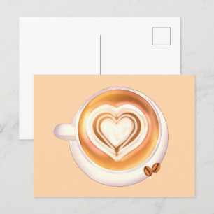 Cappuccino Coffee Vykort