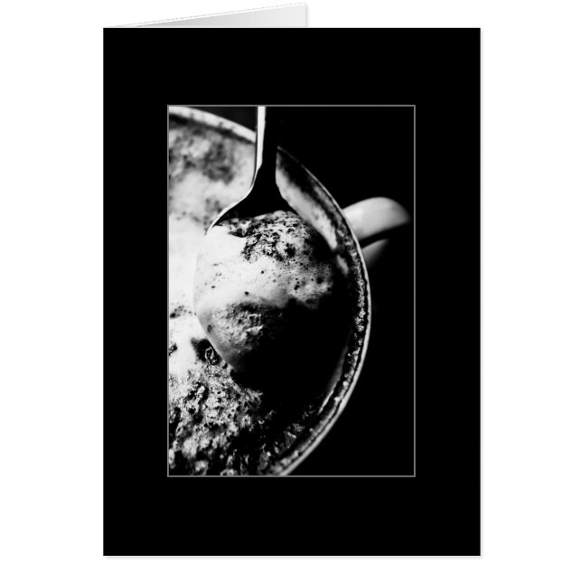 Cappuccino Hälsningskort (Framsidan)