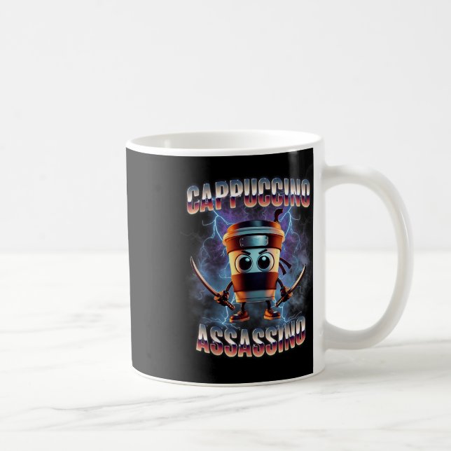 Cappuccino Ino Brainrot Italie Meme Kaffemugg (Höger)
