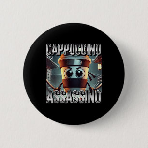 Cappuccino Ino Coffee Älskare Italy Brainrot Meme Knapp