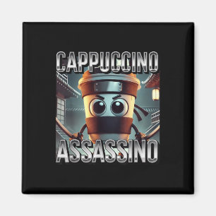 Cappuccino Ino Coffee Älskare Italy Brainrot Meme Magnet