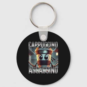 Cappuccino Ino Coffee Älskare Italy Brainrot Meme Nyckelring