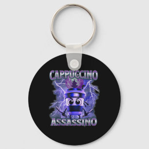 Cappuccino Ino Coffee Älskare Italy Brainrot Meme Nyckelring
