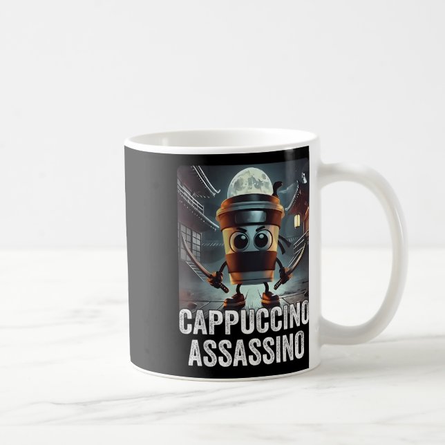 Cappuccino Ino, italiensk Brainrot Meme, Espresso  Kaffemugg (Höger)