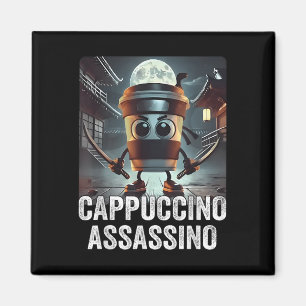 Cappuccino Ino, italiensk Brainrot Meme, Espresso Magnet