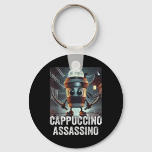 Cappuccino Ino, italiensk Brainrot Meme, Espresso Nyckelring