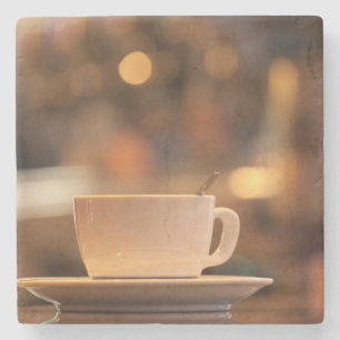 Cappuccino-kaffe, Venedig, Italien Stenunderlägg