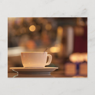 Cappuccino-kaffe, Venedig, Italien Vykort