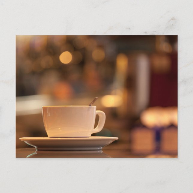 Cappuccino-kaffe, Venedig, Italien Vykort (Framsida)