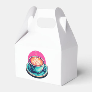 Cappuccino kaffekopp presentaskar