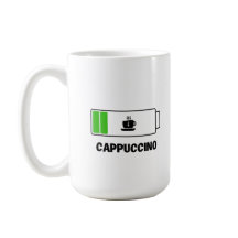 Cappuccino Minimal Typografi Kaffe