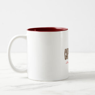 Cappuccino - stark kaffefärg Två-Tonad mugg