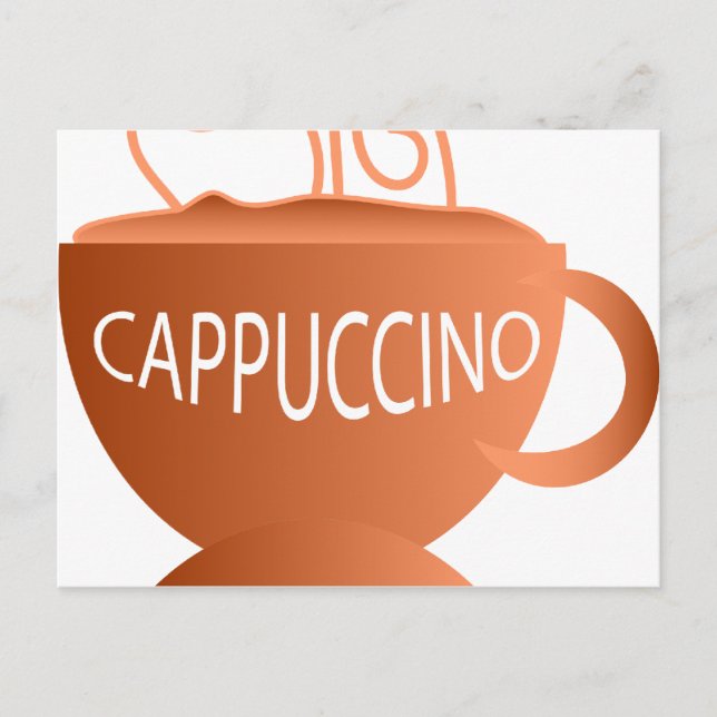 Cappuccino Vykort (Framsida)