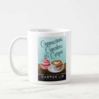 Cappuccinos, muffins och en likmugg kaffemugg
