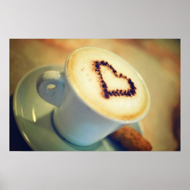 Cappucino Poster utskrift (Framsidan)